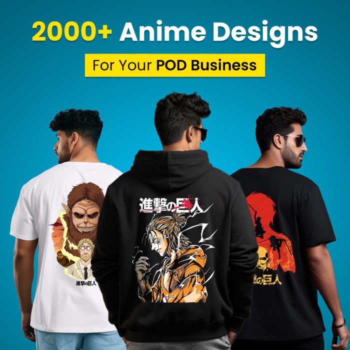 2000+ Anime Design for Tshirt | Pod Bundle for Anime Design